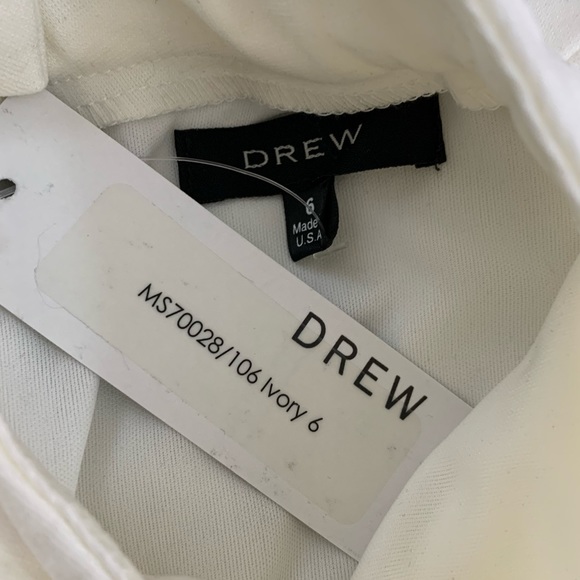 Drew Anthro Ivory Mock Neck Keyhole Bodycon Dress - Picture 7 of 7